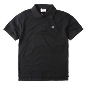 Acne Studios Polo Shirt w/ Newark Face Patch